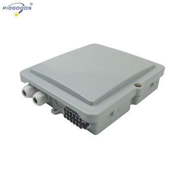 FTTH0212A ABS material 2 inlet port 12 outlet ports engineer plastic odf optical fiber distribution frame wall mount termination